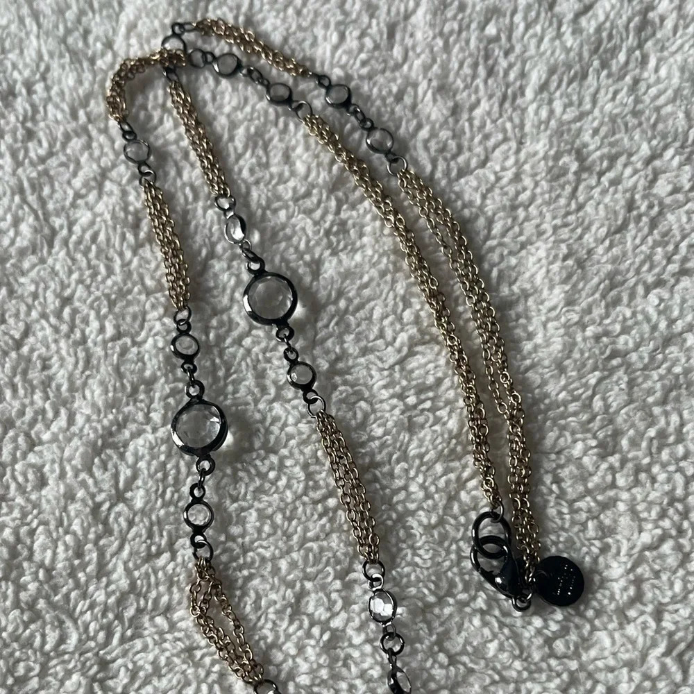 Marlyn Schiff long chain necklace, like new